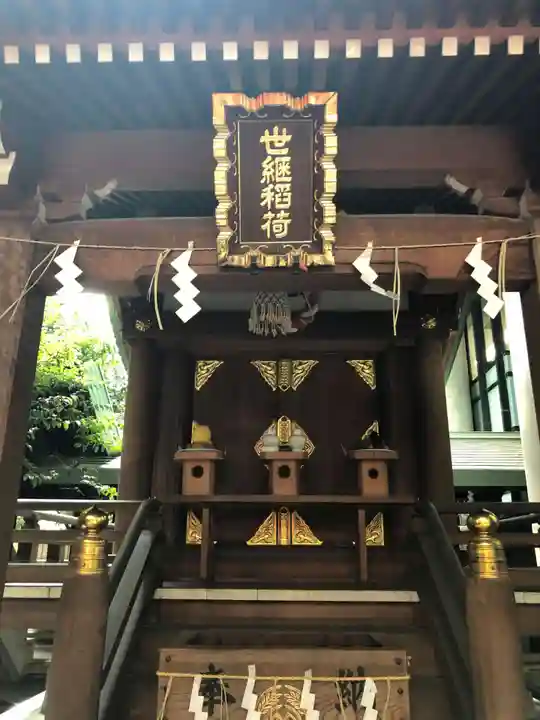 築土神社の本殿・本堂