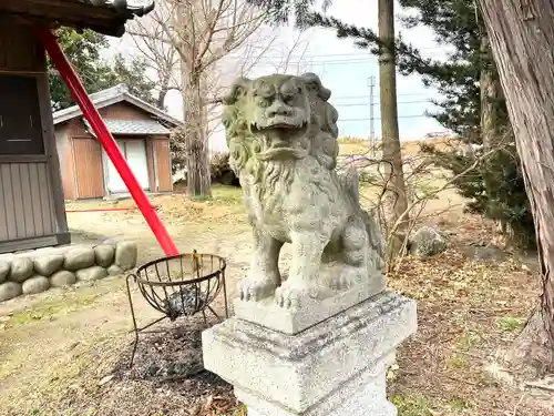 中川八劔神社の狛犬