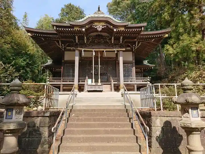 西八朔杉山神社の本殿・本堂