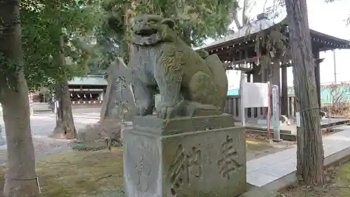 朝日森天満宮の狛犬