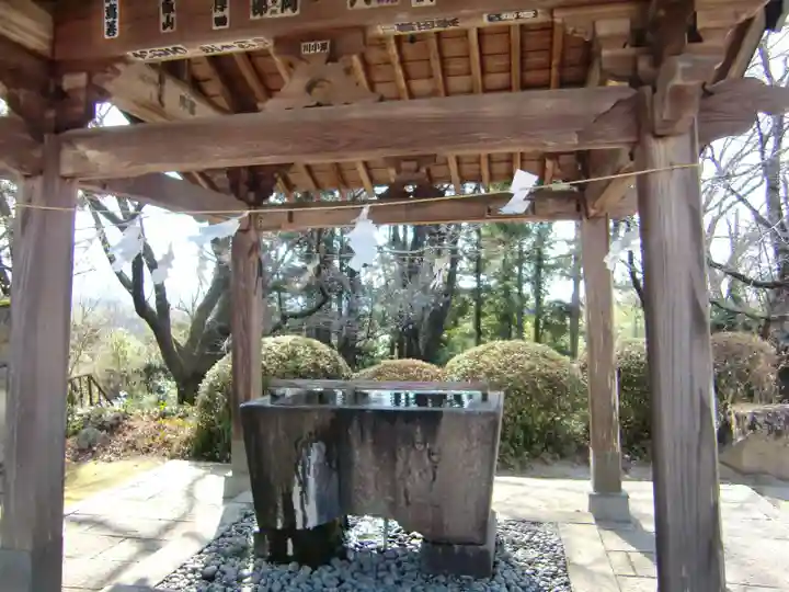 加波山三枝祇神社本宮の手水舎