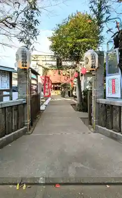 染井稲荷神社の鳥居