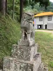 坂本八幡神社の狛犬