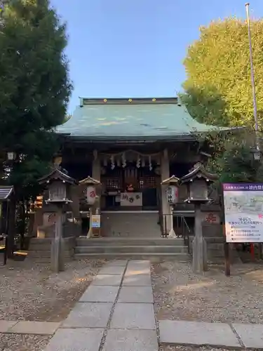 上目黒氷川神社の本殿・本堂