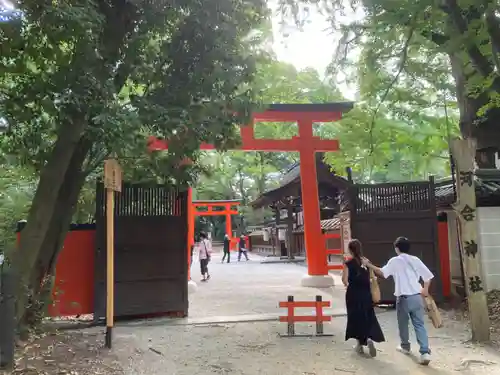 河合神社（鴨川合坐小社宅神社）の鳥居