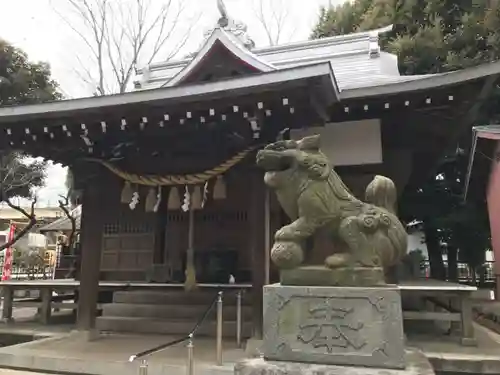 神明大神宮の狛犬