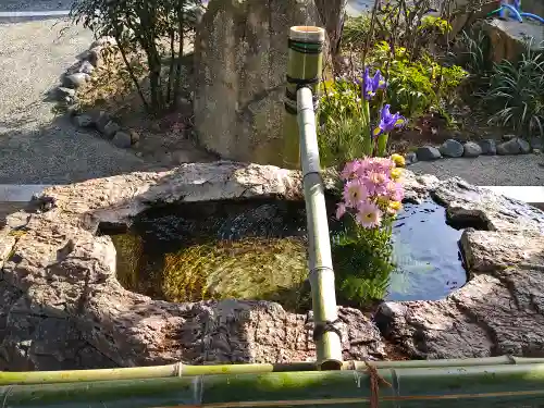 阿智神社の手水