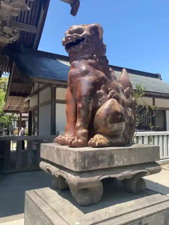 大洗磯前神社の狛犬