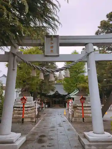 草加神社の鳥居