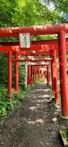 萬蔵稲荷神社の鳥居