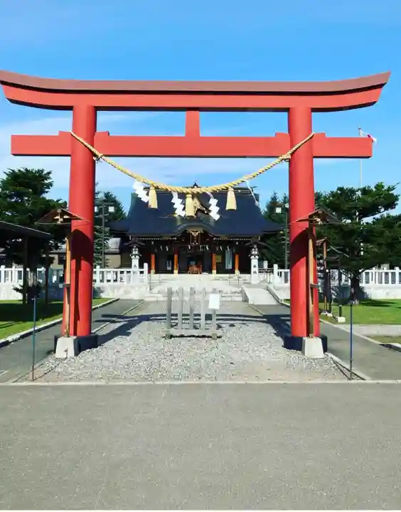 美瑛神社の鳥居