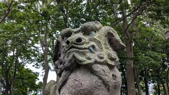 遠別神社の狛犬