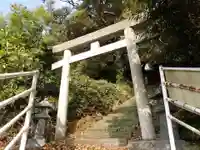 阿麻氐留神社の鳥居