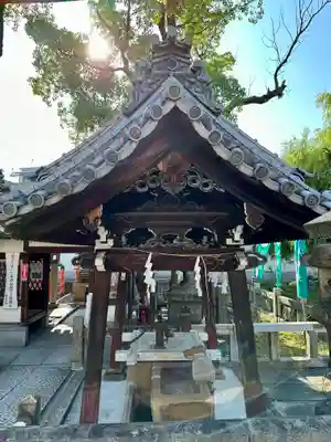 浅澤社（住吉大社境外末社）の手水舎