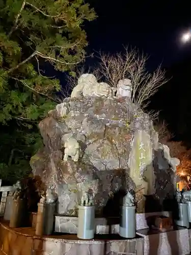 大山阿夫利神社の狛犬