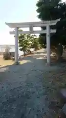 琵琶島神社の鳥居