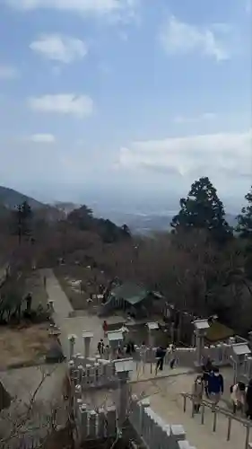 大山阿夫利神社の景色