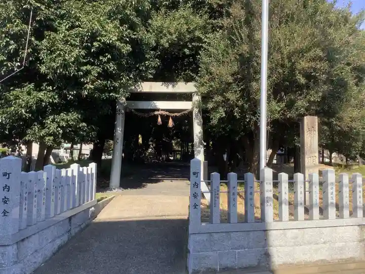 神明社(篠木町)の鳥居