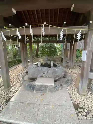 所澤神明社の手水舎