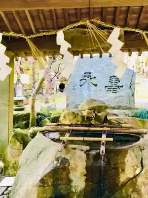 五所駒瀧神社の手水舎
