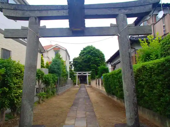 道庭香取神社の鳥居
