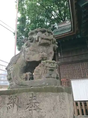 阿邪訶根神社の狛犬