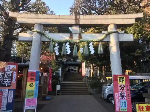 太子堂八幡神社の鳥居