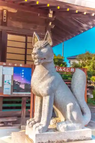 嶋館神社の狛犬