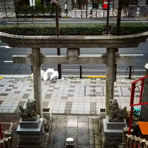 三田春日神社の鳥居