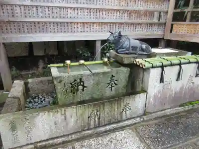 菅原院天満宮神社の手水舎