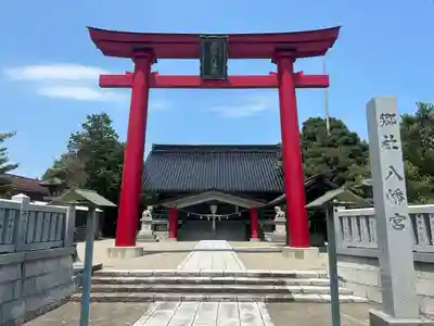 越中護国八幡宮の鳥居