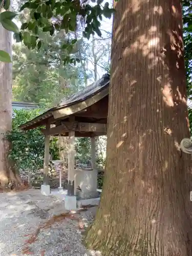 庭田神社の手水舎