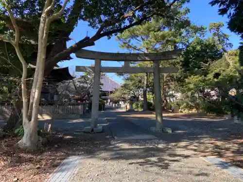 三明寺の鳥居