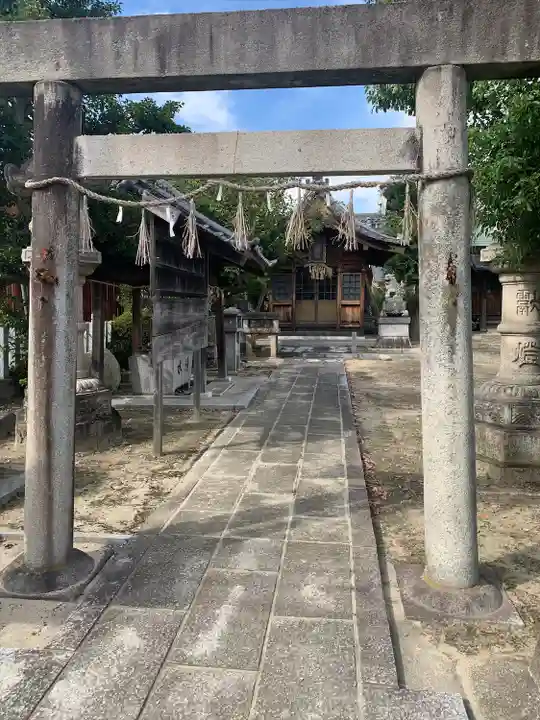 神明社(高台寺町)の鳥居