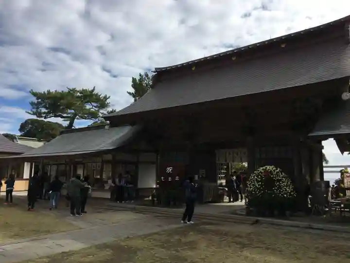 大洗磯前神社の山門・神門