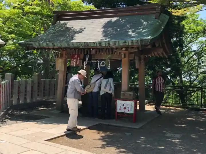 大山阿夫利神社の手水舎
