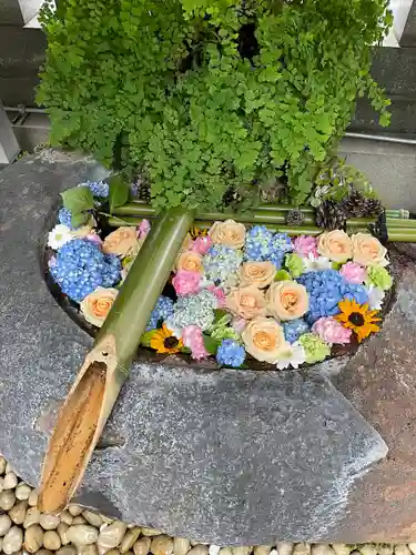 元三島神社の手水