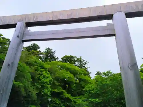 伊勢神宮内宮（皇大神宮）の鳥居