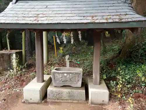村檜神社の手水舎