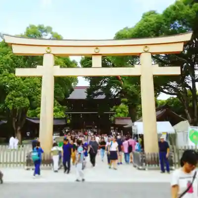 明治神宮の鳥居