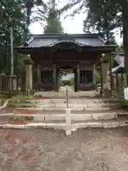 有明山神社の山門