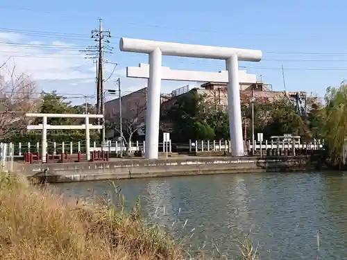 息栖神社の鳥居