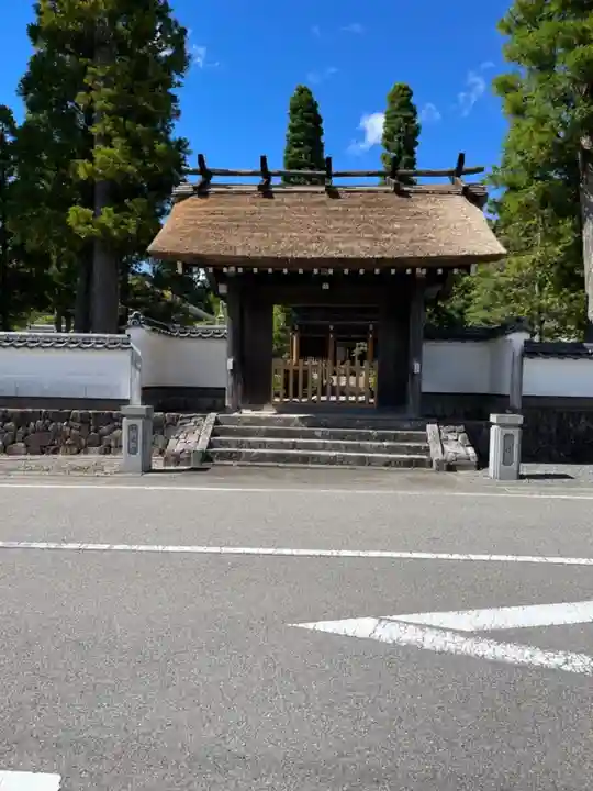 永澤寺の山門・神門