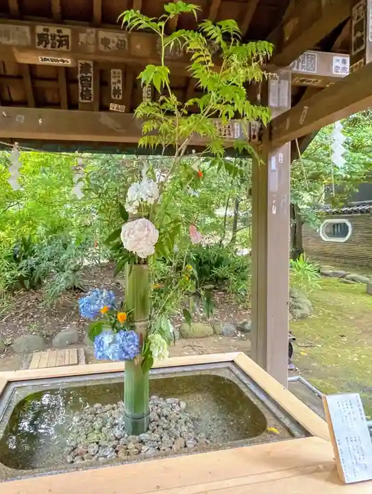 赤坂氷川神社の手水舎