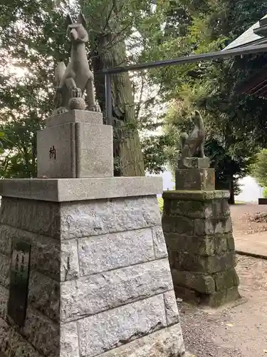 中野原稲荷神社の狛犬