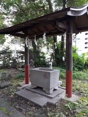 蠣崎神社の手水舎