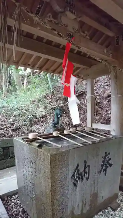 槵觸神社の手水舎