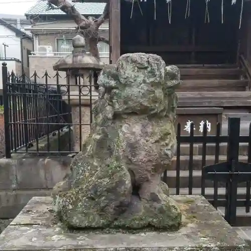 上平井天祖神社の狛犬