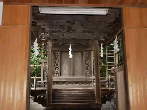 諏訪神社の本殿・本堂