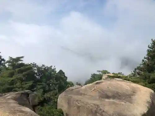 御山神社(厳島神社奧宮)の景色